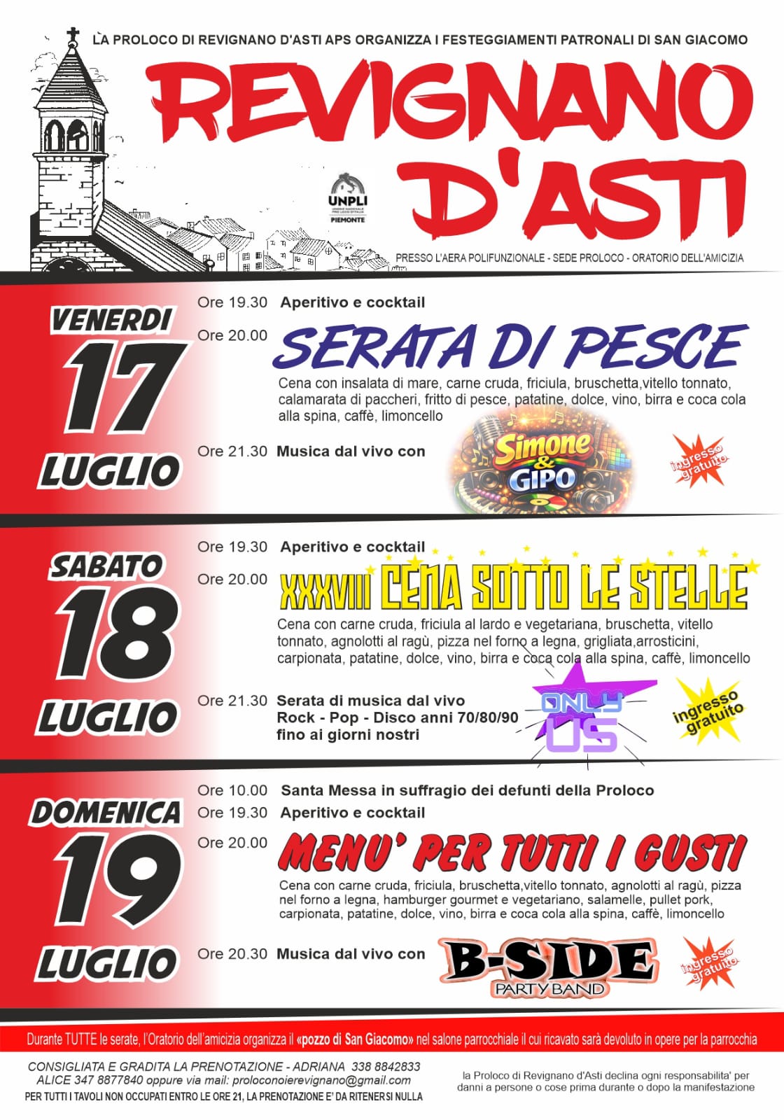 Prossimo Evento
